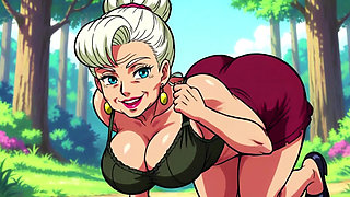 Ai Babes Outdoor Cleavage Tease