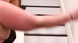 Great Big Boobs On Masturbating Redhead