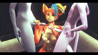 Furry Hentai - Foxy Fucked with Multiple Cums - Japanese Asian Manga Anime Film Game Porn