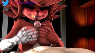 Foxy & Friends: A FNAF-Themed Furry Orgy [Cally3d]