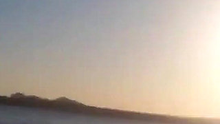 Romantic Sex at a Public Beach