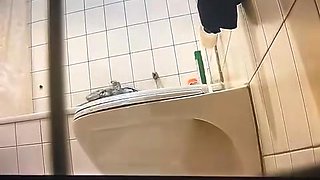 Teen in Bathroom Shower