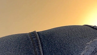 POV Fart Session in Short Jeans Fart Blast
