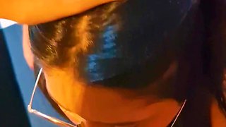 Stepsister is so horny that she lets her stepbrother to lick her and rail her after