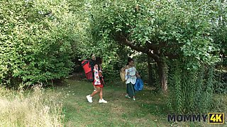 Naughty Joe Di Marco uses her opportunity to bang a young stud on the green