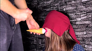 Ice Cream Game Compilation Part 2. Stepsis Guess in Taste Game and Get 12 Cumshots