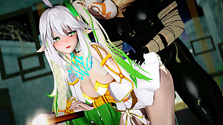 Genshin Impact - Dendro Archon Rukkhadevata X Hilichurl Sex - 3D Hentai Animations