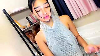Close up teen masturbation
