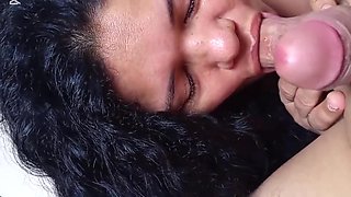 Milk Bride Milking My Cock, Deep Throat