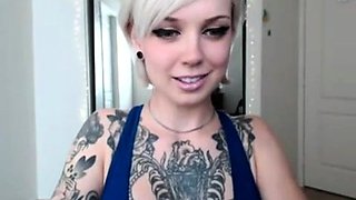 Sara X Mills Blue Leotard Workout Video