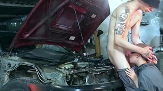 Sexy Mechanic Vilu Vidish Gets Pounded Toyota Ae101