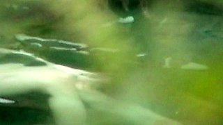 Voyeuring chubby milf in the shower pleases herself