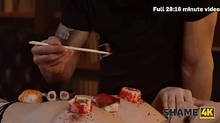Shame4k. sushi slut. hot porn with Brittany Bardot