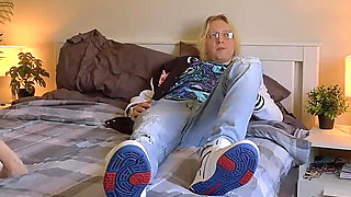 Stepmom with stepson - college education sex