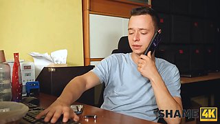 Trickster led mature neighbor toy paramour from sex store to daddy's bedroom