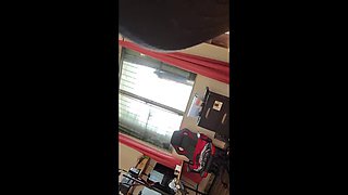 POV Stepson Catches MILF Step Mom Masturbating & Fucks Her Tight Pussy - Huge Cum on Ass