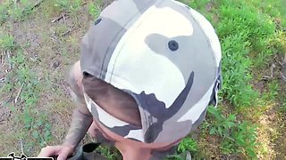 camping fuck trip with Karma Rx, first day