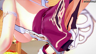 Escoffier hot sex on the kitchen - Genshin Impact