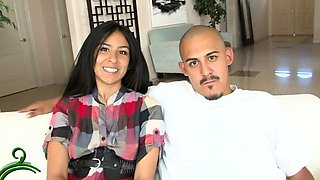MEXICAN COUPLE SHOT ON 69