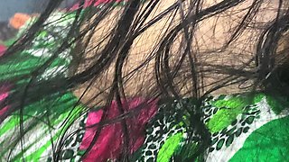 Indian Tamil Aunty Huge Boob and Nosering Is Very Glamour to Her