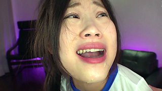 Amateur blonde girlfriend homemade blowjob and handjob