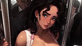 Spicy Toons Milky MILF Bus Ride Full Length Hentai Lesbian Sex