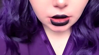 Caught the Fat Goth Nurse Masturbating