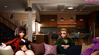 Huge Toys Split MILF's Ass Wide Open - 3D FUTA Animation