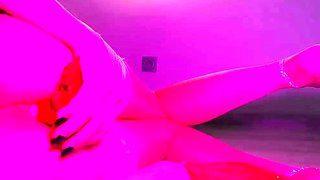 Sultry solo squirt from an 18 year old cosplay cutie -