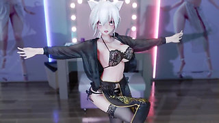 Gfriend-mago Ancient Style Elegant Cheongsam Crotchless Black Stockings