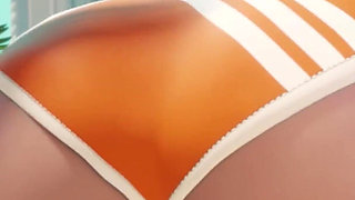 Tracer Beach Blowjob and Condom Fuck & Wild Anal Riding and Titfuck Cumshot - 3D Overwatch Animation