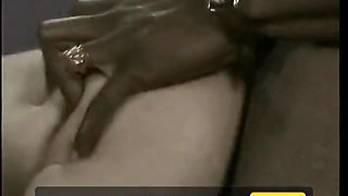 Stunning busty white girl targeted by two blacks in a gym