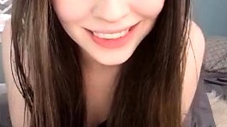 Masturbating loving babe solo toy plays with enthusiasm