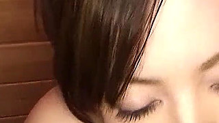 Step dad fucks hairy teen Japan pussy secretly and gives her cumshot