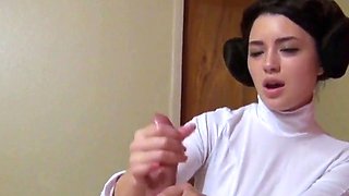 Amateur Handjob Massage with Cumshot Orgasm