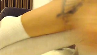 Blonde teen vicki toy fuck her shave sex holes