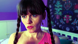 Busty Latin Babe Oils Her Big Boobs And Booty