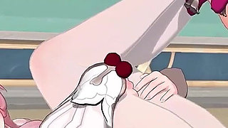 Honkai Star Rail - Hyacine X Caelus Passionate Sex - 3D Hentai Animation