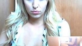 Amateur Blonde Teen Plays Solo with Toy Webcam Porn