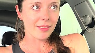 Having A Mind Blowing Orgasm In The CAR WASH