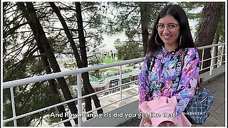 Katty West In Picked Up A Cutie On The Street, Fucked And Cum On Her Glasses