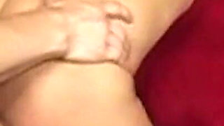 Horny Brunette Deepthroats Throbbing Cock and Fingers Dripping Pussy