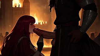 Thick Donk cougars in Renaissance Fest Clothes Get Banged by Muslim Warriors