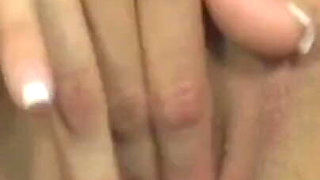 Sloppy Fingering Session Stretches Wet Pussy Wide Open
