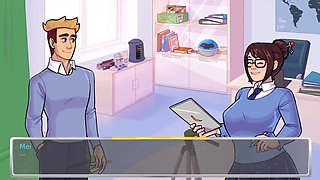 Visual novel, hentai, academy 34 overwatch