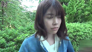 Slutty Asians. Shy masturbation in the car