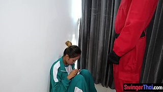 Thai Teen with Big Ass Loses Squid Game Parody - Amateur Anal & Bubble Butt Fuck
