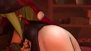 Kuki Shinobu About to Be Spitroasted by Hilichurls - Part 1 Genshin Impact Threesome Sex Video