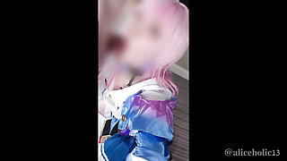 Honkai: Star Rail March 7th Cosplaying femdom sex video.