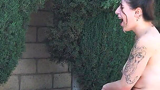 Hairy Girl Double Piss Fountain! Wet & Messy Girl Pee - Pearl Sage, Chloe Kreams
